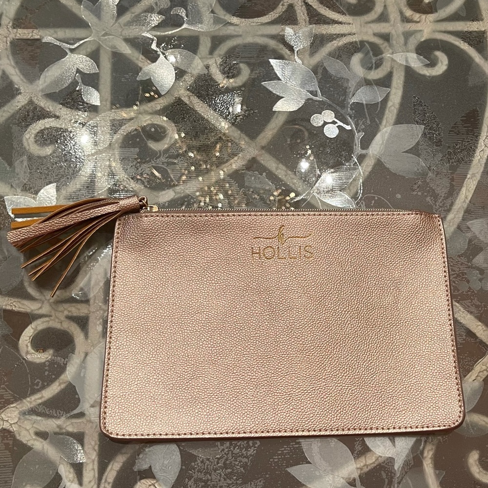 NWOT HOLLIS JETSETTER/LUX COSMETIC pouch